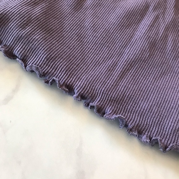 Cute Purple 3/4 sleeve Top - Picture 2 of 3